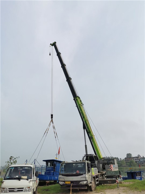 东胜区桥梁建设吊装案例